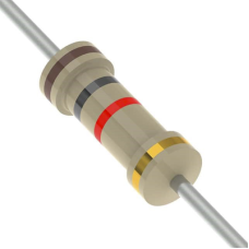 Resistencia de Potencia en Oxido de Metal, 1 K Ohm, 1 Watt, 5% ROHS Comp., 3.5 x 10 mm.