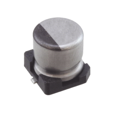 Capacitor Electrolítico de Aluminio de 1uF, 50V, 20% tipo SMD.