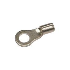 Terminal de Ojo Número 8, Sin Forro para Cables AWG 16-14.