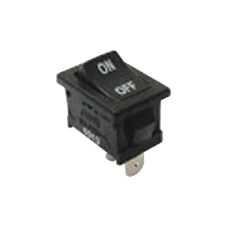 Interruptor Rocker SPST Off-On, Poliamida Negro, 11 Amp., Hasta 125 Vca, Contacto en Plata, 4.8 mm