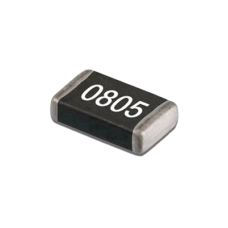 Resistencia SMD de 4.7 Ohm, 1/8 Watt, Montaje 805, Tolerancia 1 %.