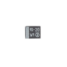Capacitor de Tantalio SMD, 10 uFd, 20 Volt.