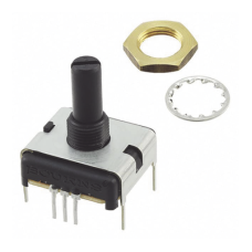 Potenciómetro Cuadrado 22 mm, 5k Ohm, 3/4 Watt, 1 Vuelta / Montaje en Panel del Monitor de Servicio COM-3 (PCW1J-B24-KAB502L).