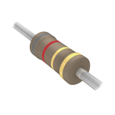 Resistencia Axial de Película de Carbón de 8.2 Ohm, 1/4 Watt, 5%
