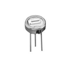 Potenciómetro Trimmer 200 Ohm, 6.35 mm, 1 Vuelta, 1/2 Watt.