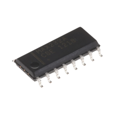 Circuito Integrado 2 Drivers, 2 Receivers, +5Vcc, RS-232, Digital-Análogo, 16-SOIC.