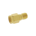 Adaptador en Línea, de Conector SMA Macho a SMA Hembra Inverso, Oro/ Oro/ Teflón.