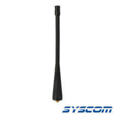 Antena Portátil Helicoidal UHF 450-470 MHz. (Antena Genérica SYSCOM para Radios KENWOOD).