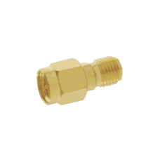Adaptador en Línea, de Conector SMA Macho a SMA Hembra Inverso, Oro/ Oro/ Teflón.