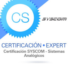 Certificación SYSCOM. Sistemas Analógicos.