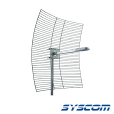 Antena Base Direccional, Rango de Frecuencia 2400 - 2483 MHz, 24 dBi de Ganancia.