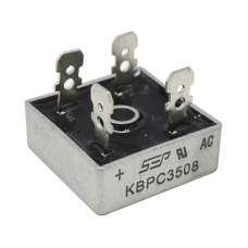 Puente de Diodos Rectificador, 35A, 800 PIV, 29 x 29 mm.