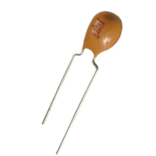 Capacitor de Tantalio de 2.2uF , Emplomado sólido de 25V 