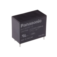 Relevador de 4 pines para tarjetas impresas Through-Hole de 12 Vcc, 31 Amp.