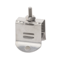 Sujetador de Doble Click para Cable Coaxial de 1/2 Pulgada Paquete de 10 Piezas