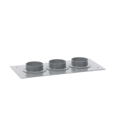 Placa Pasamuros con Capacidad de 3 Botas de 4