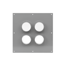 Placa Pasamuros Con Capacidad de 4 Botas de 4