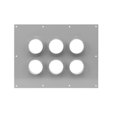 Placa Pasamuro con Capacidad de 6 Botas de 4
