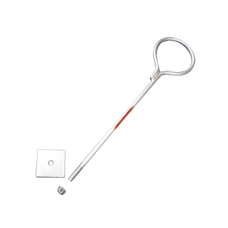 Ancla de Losa o Pared de 75 cm. de 12 cm diámetro de argolla Galvanizado Electrolítico.