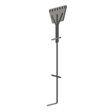 Ancla de Piso Tipo Paleta 7 Orificios para Retenida. Placa: 3/4