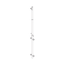 Pluma de Aluminio de 4 metros CED.40  para Instalación de Tramos STZ (Con Polea).