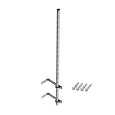 Mástil de 3 m de 1-1/4 Mástil de 3 m de 1-1/4