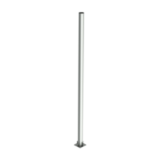 Poste de Acero Galvanizado para Videovigilancia, 1.5 m de altura.