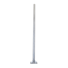 Poste de Acero Galvanizado para Videovigilancia, 3 m de altura.