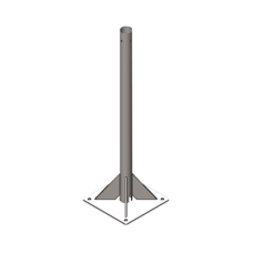 Mástil de 5 metros por 2