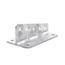 Ancla Aleta de 5 Orificios con 4 Puntos de Fijación. Uso en Fijación de mástiles. Galvanizado por Inmersión en Caliente.