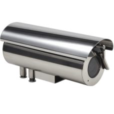 Gabinete para Cámaras Tipo Box (Profesional) / Cumple con Norma Anti-Explosión / Cumple con Norma IP68 / Fabricado en Acero Inoxidable / Limpiaparabrisas Integrado