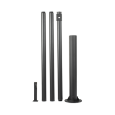 Poste Seccionado de 6 Metros / Especializado para la Instalación de Videovigilancia / Incluye Base de Cimentación y Brazo para Cámara PTZ / Color Negro Poste Seccionado de 6 Metros / Especializado para la Instalación de Videovigilancia / Incluye Base de Cimentación y Brazo para Cámara PTZ / Color Negro