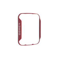 Bisel para Bocinas y Bocinas-Estrobos de Montaje en pared / Color Rojo / Texto en Español / Paquete con 5 Piezas