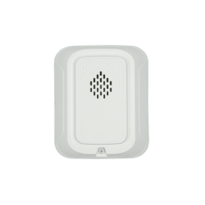 Sirena para Montaje en Pared, 12 a 24 Vcc, Color Blanco, Nuevo Diseño Moderno y Elegante y Menor Consumo de Corriente