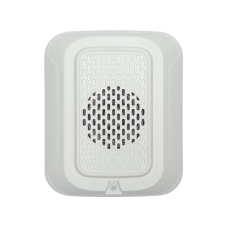 Sirena de Baja Frecuencia / Montaje en Pared / 12 o 24 Vcd / Color Blanco