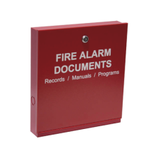 Gabinete para documentos del sistema de alarma contra incendios