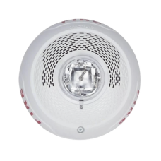 Bocina con Lámpara Estroboscópica, Montaje en Techo, Color Blanco, Nuevo Diseño Moderno y Elegante y Menor Consumo de Corriente