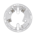 Base de 4 Pulgadas / Para detectores Notifier, Farenhyt, Silent Knight y Fire-Lite / Color Blanco