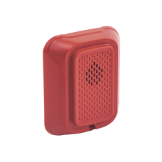 Sirena para Montaje en Pared, 12 a 24 Vcc, Color Rojo, Nuevo Diseño Moderno y Elegante y Menor Consumo de Corriente Sirena para Montaje en Pared, 12 a 24 Vcc, Color Rojo, Nuevo Diseño Moderno y Elegante y Menor Consumo de Corriente