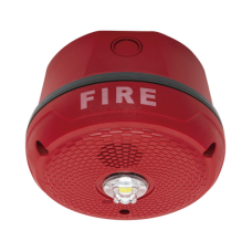 Sirena con Lámpara LED Estroboscópica / Montaje en Techo / Nivel de Candelas Seleccionable / Color Rojo / Nuevo Diseño Moderno y Elegante / Menor Consumo de Corriente / Uso exterior Sirena con Lámpara LED Estroboscópica / Montaje en Techo / Nivel de Candelas Seleccionable / Color Rojo / Nuevo Diseño Moderno y Elegante / Menor Consumo de Corriente / Uso exterior