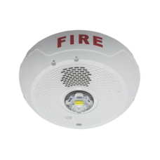 Sirena con Lámpara LED Estroboscópica, Montaje en Techo, Nivel de Candelas Seleccionable, Color blanco , Nuevo Diseño Moderno y Elegante y Menor Consumo de Corriente Sirena con Lámpara LED Estroboscópica, Montaje en Techo, Nivel de Candelas Seleccionable, Color blanco , Nuevo Diseño Moderno y Elegante y Menor Consumo de Corriente