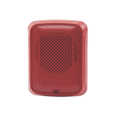 Bocina para Montaje en Pared, Color Rojo, Nuevo Diseño Moderno y Elegante y Menor Consumo de Corriente Bocina para Montaje en Pared, Color Rojo, Nuevo Diseño Moderno y Elegante y Menor Consumo de Corriente