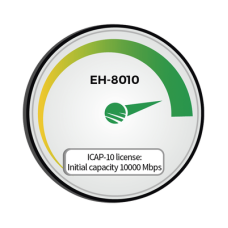 Capacidad inicial 10,000 Mbps (10Gbps) para EH-8010
