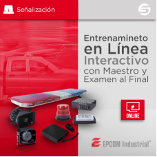 Curso Comercial de Señalización Audiovisual Para la distintas Soluciones Vehiculares que hay en el mercado en la marca Epcom Industrial Curso Comercial de Señalización Audiovisual Para la distintas Soluciones Vehiculares que hay en el mercado en la marca Epcom Industrial