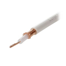 Carrete de 100 Metros (328.08 Pies) de Cable Tipo RG58AU, con Forro Blanco Carrete de 100 Metros (328.08 Pies) de Cable Tipo RG58AU, con Forro Blanco