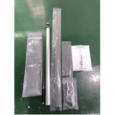 Antena Multibanda D130 / Rango de Recepción 25-1300 MHz / Transmisión en 50/144/430/904/1200 MHz / Longitud 1.7 m / Peso 1 kg / Diámetro Máximo 84 cm / Cable Coaxial RG58A/U 15 m con Conectores M / Potencia Máxima 20W FM Antena Multibanda D130 / Rango de Recepción 25-1300 MHz / Transmisión en 50/144/430/904/1200 MHz / Longitud 1.7 m / Peso 1 kg / Diámetro Máximo 84 cm / Cable Coaxial RG58A/U 15 m con Conectores M / Potencia Máxima 20W FM