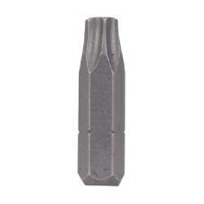 Punta torx tipo T6 hexagonal de 1/4” x 1” de largo