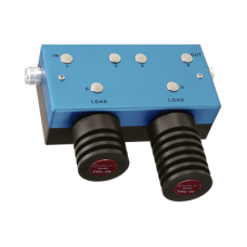 Aislador Doble para 118-174 MHz, 70 dB de Aislamiento, Ajustable en ± 4 MHz, 100 Watt, N Hembras.