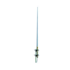 Antena Base TELEWAVE de Fibra de Vidrio, 395-436 MHz, 8 dB, Incluye montaje ANTC-482, 500 Watt, N Hembra.