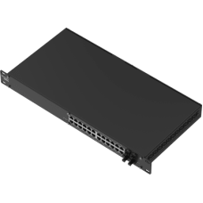 Switch Industrial Gestionado L2+, 24 Puertos Gigabit PoE+, 4 Puertos SFP, 300W PoE Budget, Rack 19